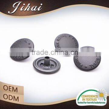 Garment Accessory Quality Brass Metal Brass Spring Snap Clip Buttons