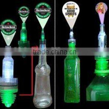 Led stopper with custom shape , plastic led glowing stopper for pub and beer supplying