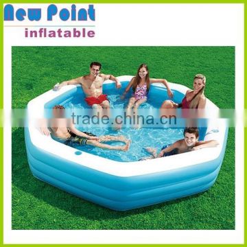 bule cool PVC pool inflatables for kids and adults