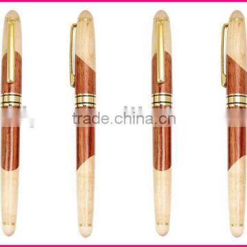 office item pure natural wooden pen for company item