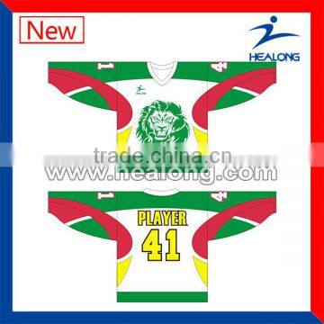 high quality cheap sublimation youth ice hockey jersey