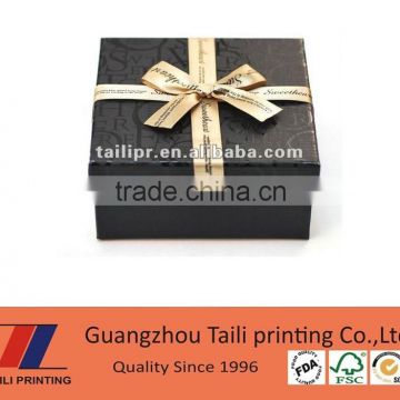 Wholesale custom printed pre wrapped gift boxes