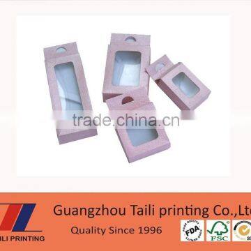 Wholesale custom printed cardboard gift boxes clear lid