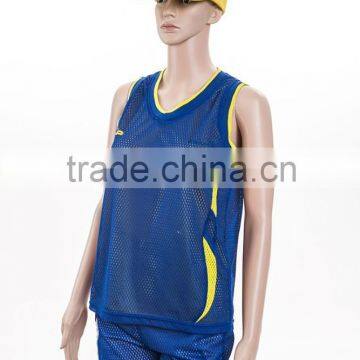 2015 Best Selling Fancy Spandex Mesh Ladies t Shirt With Pocket photo-2