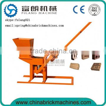 Manual Simple compressed hydraform brick making machine FL1-40