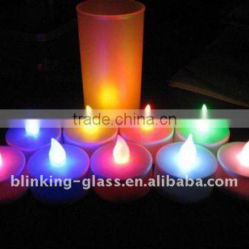 led flashing candle light