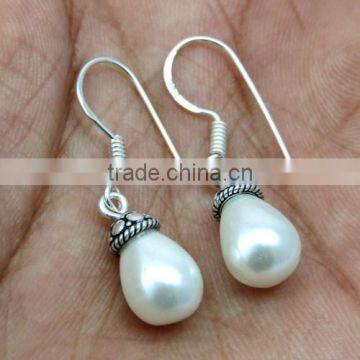 Lucky Blister Pearl 925 Sterling Silver Earring