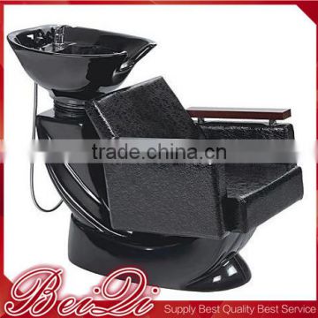 Beiqi 2016 Washing Hair Salon Shampoo Chairs with Ceramic Bowl Washing Basin Used Salon Furniture Shampoo Chair for Sale