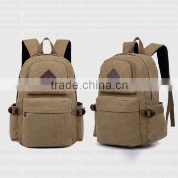 Multi-function canvas laptop backpack