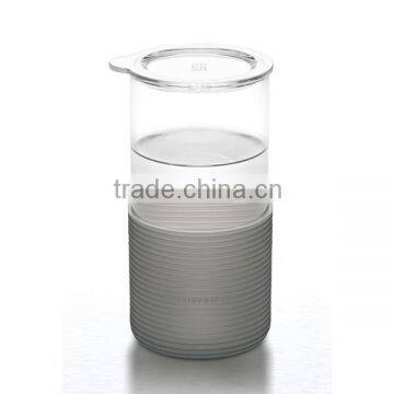 SAMADOYO Hot Sale High-end Clear Glass Cup With Lid China factory supply