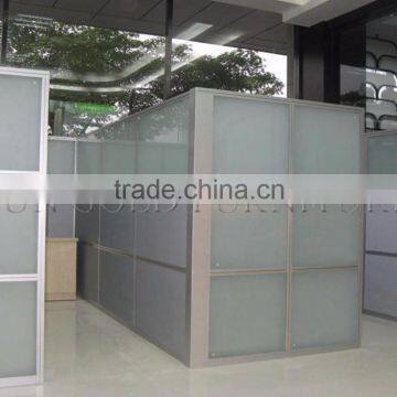 Popular Cheap Office Used Low Half Glass Wall Partition(SZ-WS587)