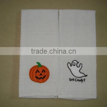 Cotton Embroidered tea towel