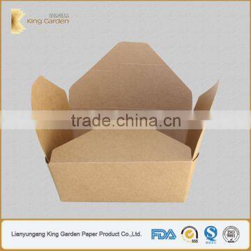 PE Coated Paper Materials Kraft Food Cardboard Containers photo-6