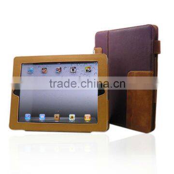 Western cowboy leather case for the new iPad Built-in Wake/Sleep