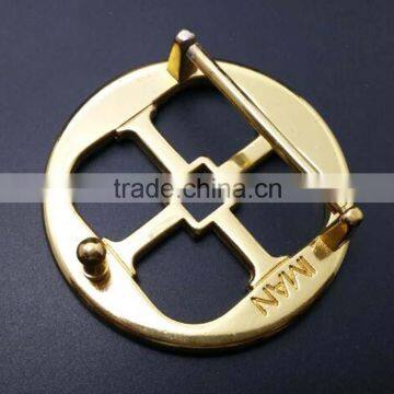Gold Plated Metal Name Plate Buckles photo-2