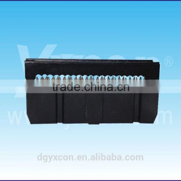 Made in china 10pin two plastics with convex point black IDC socket connector