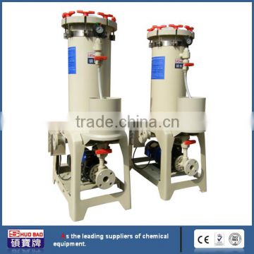 Long life durable PP Chemical filter chamber plating industry