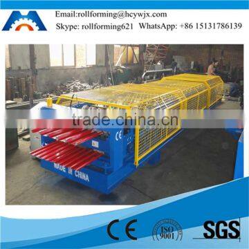 CE Certificated IBR Profile Double Steel Roof Making Machine Made By Huachen photo-2