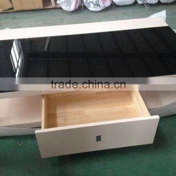 CJ218 China Made Moden Design for High Gross Piano Bake in Black Coffee Table