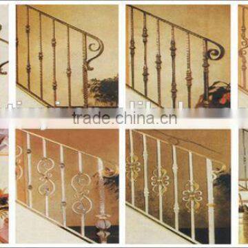 powder coated wrought iron indoor and outdoor stairway handrail/staircase railings