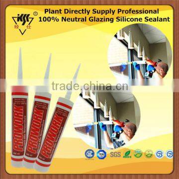 Plant Directly Supply Professional 100% Neutral Glazing Silicone Sealant