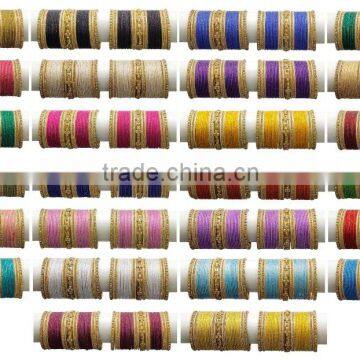 Indian Bollywood Costume Wedding Wear Style Bangles Set Fashion