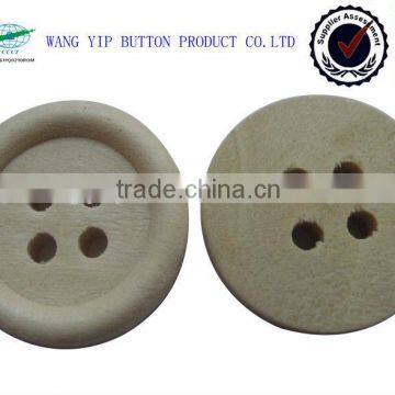 15mm original wooden button 4 holes wood button