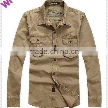 Custom Latest Military Shirt Designs for Men Clothing factories in china