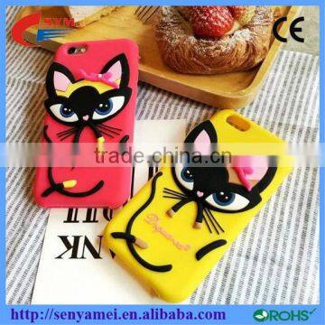 Lovely Cartoon Case Silicon Soft Back Cover for Iphone 6 plus New