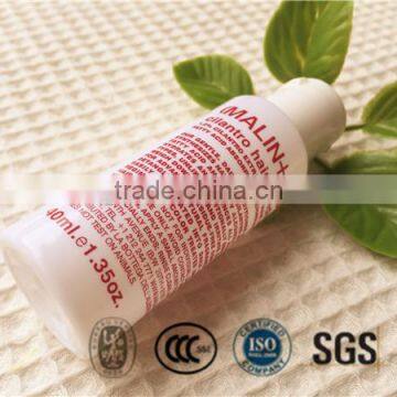 Delicated UV printing hotel plastic liquid bottle 30ml