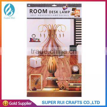 2015 New and Popular Room Decor 3d Lamp Self Adhesive Wall Stickers photo-5
