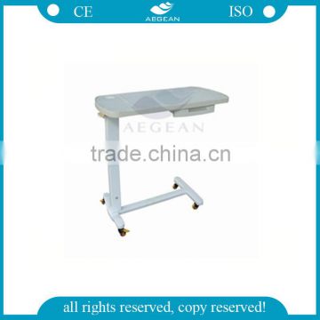 AG-OBT009 Durable plastic material with small drawer hospital beside table