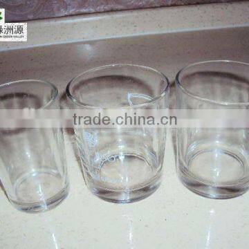 round shape glass cup