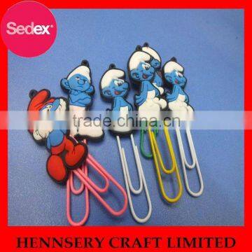 Smile Face PVC Bookmark and Mickey Funny Animal Shape Paper Clips photo-3