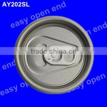 202(52mm) round full aperture aluminium beer can easy open end                        
                                                Quality Choice