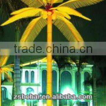 2016 LED lighted trunk coconut palm tree light outdoor IP68