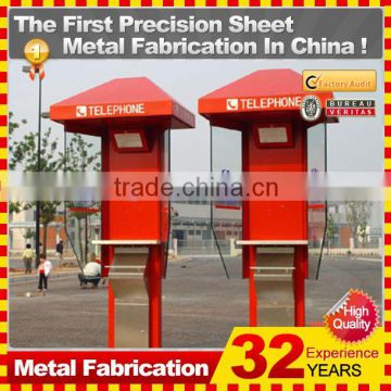 2014 hot sale professional customized metal telphone booth