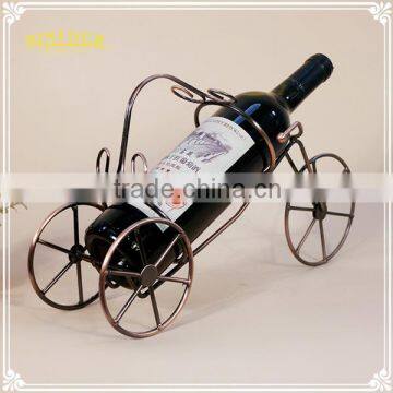 Custom Iron Wine Rack Trolley Metal Craft Ornaments Home Decorations photo-6