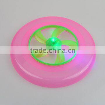 2015 Zhejiang Ningbo New Windmill Design Led Plastic 9 Inch 23cm Frisbee With Hole photo-5