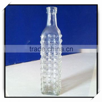 Spotted square wine bottles glass material DH551