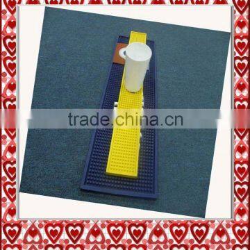 pvc anti-slip rubber table perforated rubber bar pad