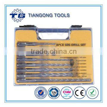 TG Tools High quality 8pcs SDS plus Hammer Drill Set