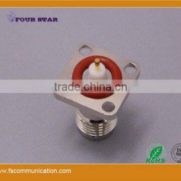 RP TNC connector female flange with extended insulator and pin