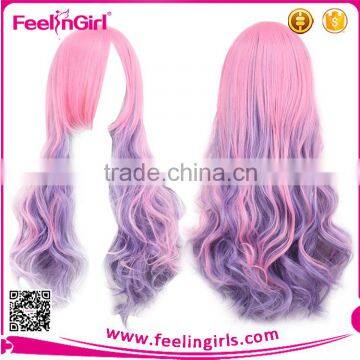 Exported Fancy Mixed Color Synthetic Cosplay Wigs Caps photo-4