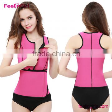 New Arrival Pink Corset Vest Firm Control Shapewear For Women