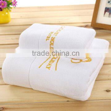 100% Cotton 16 Spiral White 5 Star Hotel Towels photo-2