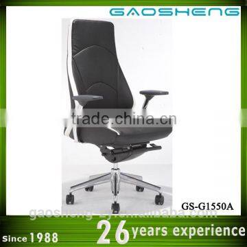 leather high back injection foam chair for leather furniture GS-1550A