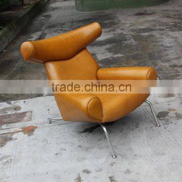 Hans J. Wegner Famous Design ox Chair With Ottoman photo-6