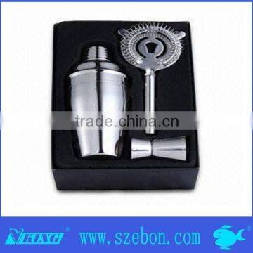 stainless steel bar tools set with gift box