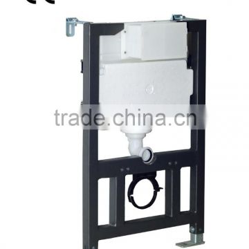 Dual flush concealed toilet flushing cistern for bathroom wall hung toilet